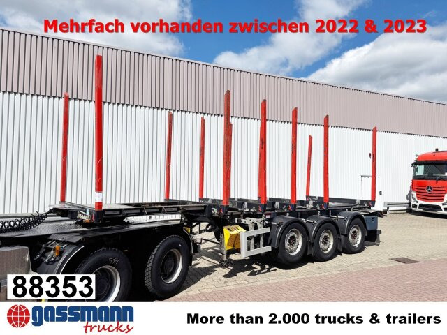 Doll LOGO H3L-14XL, Liftachse, Nachlauflenkachse, - نصف مقطورة اخشاب: صورة 1 Doll LOGO H3L-14XL, Liftachse, Nachlauflenkachse, - نصف مقطورة اخشاب: صورة 1