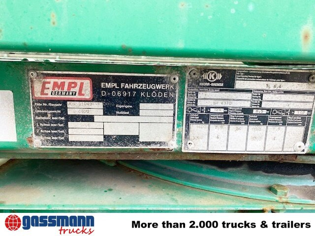 Empl TL 6,4 Spezial-Tiefladeanhänger, - مقطورة بلودر منخفض: صورة 5 Empl TL 6,4 Spezial-Tiefladeanhänger, - مقطورة بلودر منخفض: صورة 5