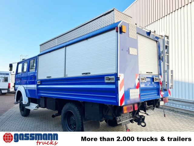 Iveco 120-23 AW 4x4 Doka, V8-Motor, Gerätewagen, - شاحنات مسطحة: صورة 3 Iveco 120-23 AW 4x4 Doka, V8-Motor, Gerätewagen, - شاحنات مسطحة: صورة 3