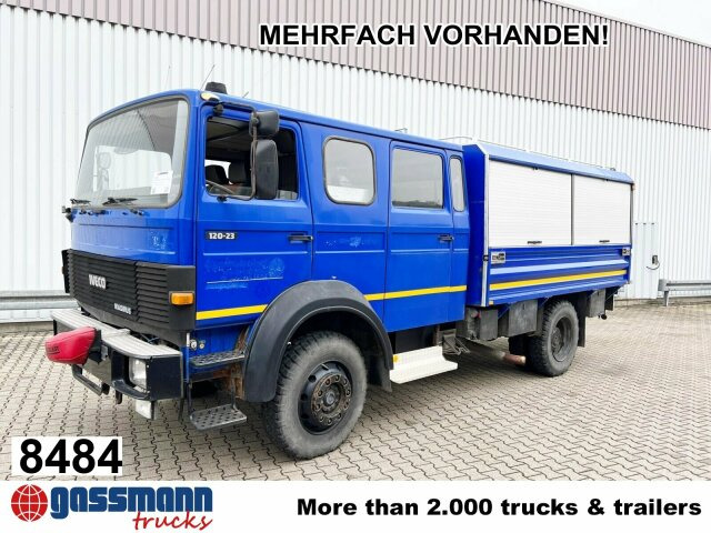 Iveco 120-23 AW 4x4 Doka, V8-Motor, Gerätewagen, - شاحنة حريق: صورة 1 Iveco 120-23 AW 4x4 Doka, V8-Motor, Gerätewagen, - شاحنة حريق: صورة 1
