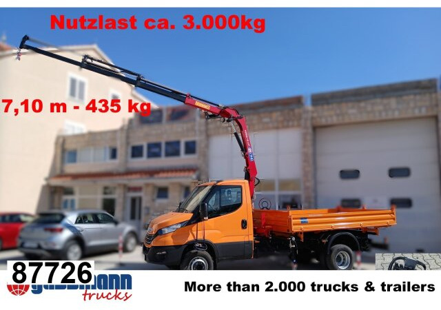 Iveco Daily 70C18H 4x2 mit Kran HMF 340-K3, Funk - شاحنة قلاب, شاحنة كرين: صورة 1 Iveco Daily 70C18H 4x2 mit Kran HMF 340-K3, Funk - شاحنة قلاب, شاحنة كرين: صورة 1