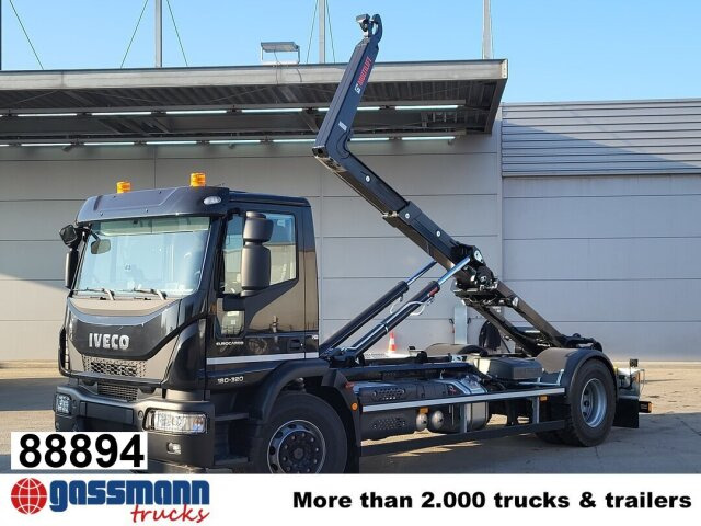 Iveco Euro Cargo 180E320 4x2, HIAB Abroller - شاحنة برافعة خطافية: صورة 1 Iveco Euro Cargo 180E320 4x2, HIAB Abroller - شاحنة برافعة خطافية: صورة 1