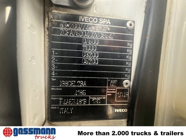 Iveco EuroCargo 75E18 4x2, EEV - شاحنات مسطحة: صورة 4 Iveco EuroCargo 75E18 4x2, EEV - شاحنات مسطحة: صورة 4