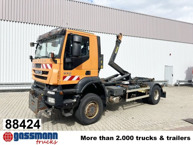 Iveco Trakker AD190T33WP 4x4, Winterdienstausstattung - شاحنة برافعة خطافية: صورة 1 Iveco Trakker AD190T33WP 4x4, Winterdienstausstattung - شاحنة برافعة خطافية: صورة 1