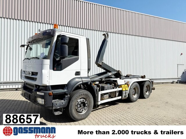 Iveco Trakker AD260T41/P 6x4, EEV, VDL S-21-5200 - شاحنة برافعة خطافية: صورة 1 Iveco Trakker AD260T41/P 6x4, EEV, VDL S-21-5200 - شاحنة برافعة خطافية: صورة 1