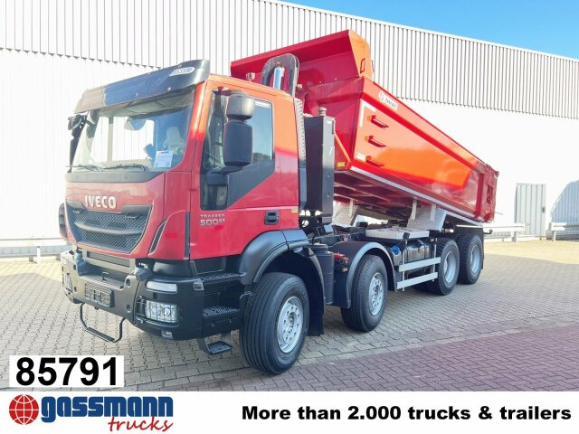Iveco Trakker AD410T50 8x4, Stahlmulde ca. 16m³, - شاحنة قلاب: صورة 1 Iveco Trakker AD410T50 8x4, Stahlmulde ca. 16m³, - شاحنة قلاب: صورة 1