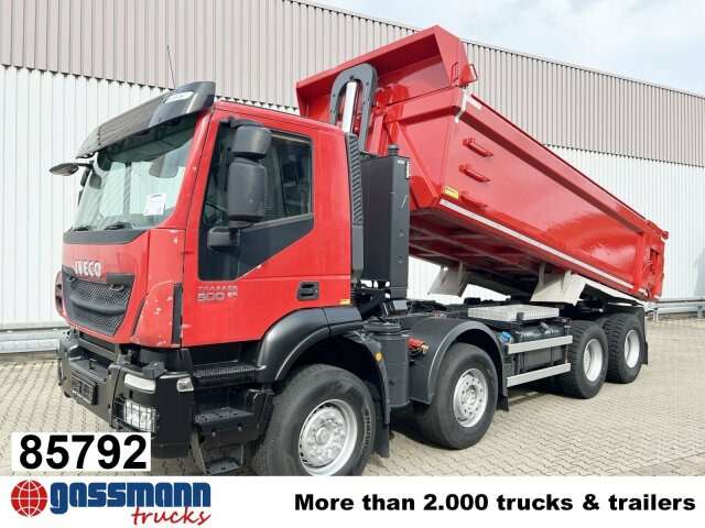 Iveco Trakker AD410T50 8x4, Stahlmulde ca. 16m³, - شاحنة قلاب: صورة 1 Iveco Trakker AD410T50 8x4, Stahlmulde ca. 16m³, - شاحنة قلاب: صورة 1