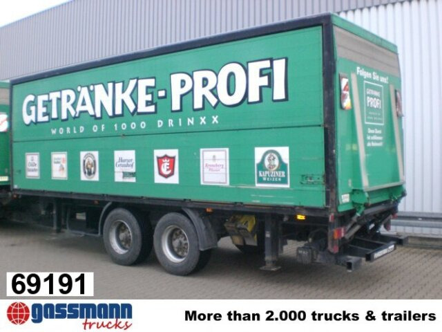 Kögel ZFHB 18, Böse Getränkekoffer, BÄR LBW - مقطورة بصندوق مغلق: صورة 1 Kögel ZFHB 18, Böse Getränkekoffer, BÄR LBW - مقطورة بصندوق مغلق: صورة 1