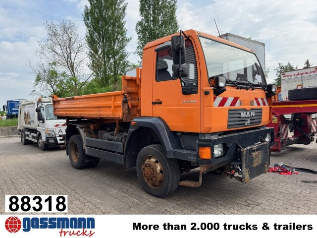 MAN 14.225 LAK 4x4 BB, Winterdienstausstattung - شاحنة قلاب: صورة 1 MAN 14.225 LAK 4x4 BB, Winterdienstausstattung - شاحنة قلاب: صورة 1