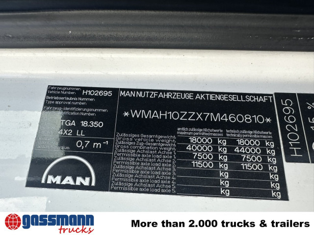 MAN TGA 18.350 4x2 LL, Fahrschulausstattung - شاحنة صندوقية: صورة 2 MAN TGA 18.350 4x2 LL, Fahrschulausstattung - شاحنة صندوقية: صورة 2