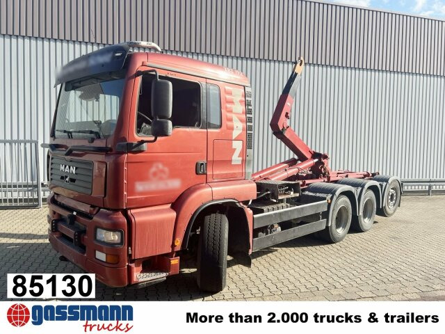 MAN TGA 25.530 8x4-4 BL, Lift-/Lenkachse - شاحنة برافعة خطافية: صورة 1 MAN TGA 25.530 8x4-4 BL, Lift-/Lenkachse - شاحنة برافعة خطافية: صورة 1