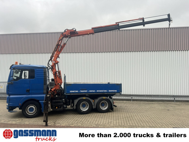 رأس تريلا MAN TGA 26.480 6x4 BL, Intarder, SZM/Pritsche, Kran: صورة 11