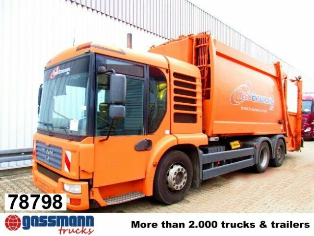MAN TGA 28.310 6x2-4LL Schörling 3R11 21.5, Terberg - شاحنة قمامة: صورة 1 MAN TGA 28.310 6x2-4LL Schörling 3R11 21.5, Terberg - شاحنة قمامة: صورة 1