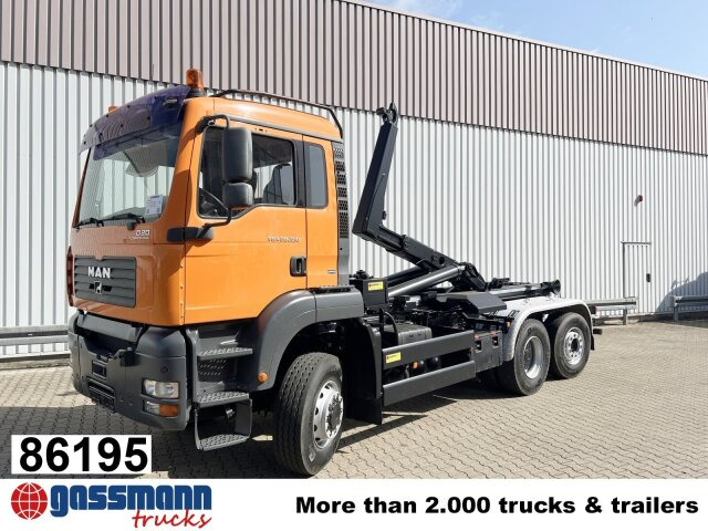 MAN TGA 28.350 6X4-4 BL, Lift-/Lenkachse, Meiller - شاحنة برافعة خطافية: صورة 1 MAN TGA 28.350 6X4-4 BL, Lift-/Lenkachse, Meiller - شاحنة برافعة خطافية: صورة 1