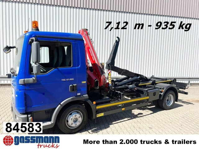 MAN TGL 12.180/210 4x2 BB, City-Abroller, Kran AMCO - شاحنة برافعة خطافية, شاحنة كرين: صورة 1 MAN TGL 12.180/210 4x2 BB, City-Abroller, Kran AMCO - شاحنة برافعة خطافية, شاحنة كرين: صورة 1