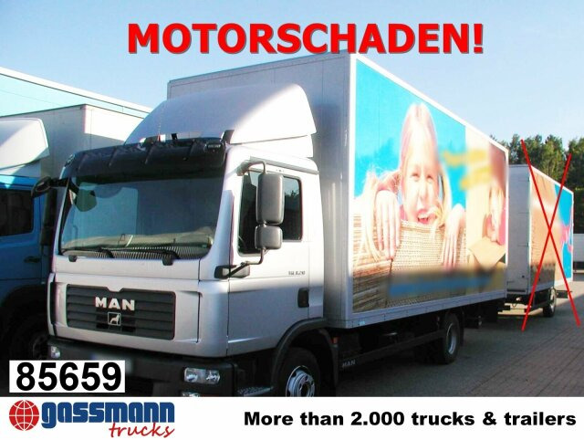 MAN TGL 8.210 4X2 BL mit LBW MBB, MOTORSCHADEN! - شاحنة صندوقية: صورة 1 MAN TGL 8.210 4X2 BL mit LBW MBB, MOTORSCHADEN! - شاحنة صندوقية: صورة 1