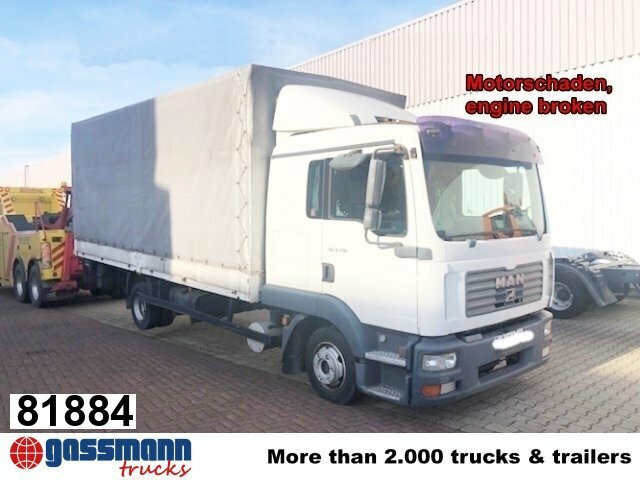 MAN TGL 8.210 BL 4x2 mit LBW, Motorschaden! - شاحنات مسطحة: صورة 1 MAN TGL 8.210 BL 4x2 mit LBW, Motorschaden! - شاحنات مسطحة: صورة 1