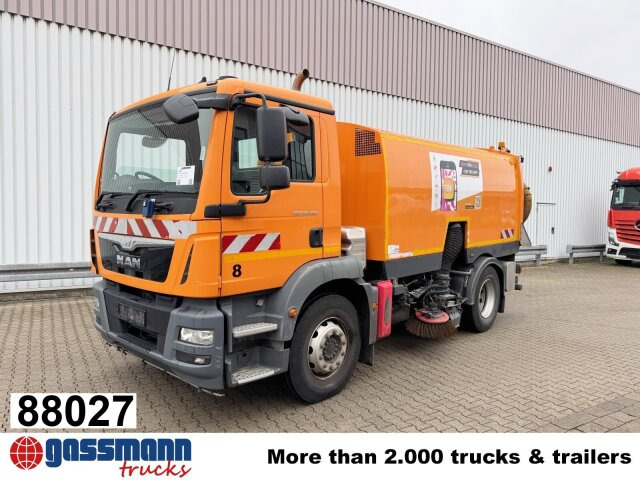 MAN TGM 18.250 4X2 BB, Kehrmaschine Brock SL200/2 - سياره كنس شوارع: صورة 1 MAN TGM 18.250 4X2 BB, Kehrmaschine Brock SL200/2 - سياره كنس شوارع: صورة 1