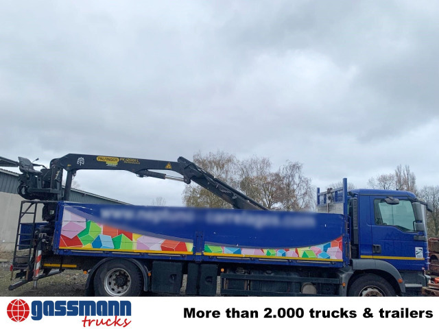 MAN TGM 18.290 4x2 BL, Heckkran Palfinger PK12001L, - شاحنات مسطحة, شاحنة كرين: صورة 3 MAN TGM 18.290 4x2 BL, Heckkran Palfinger PK12001L, - شاحنات مسطحة, شاحنة كرين: صورة 3