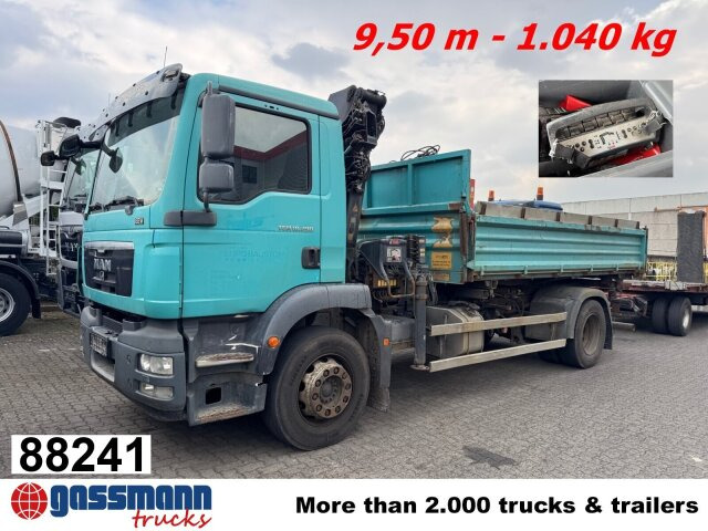 MAN TGM 18.290 4x2 LL, EEV, Kran Hiab XS 111 ES-3 - شاحنة قلاب, شاحنة كرين: صورة 1 MAN TGM 18.290 4x2 LL, EEV, Kran Hiab XS 111 ES-3 - شاحنة قلاب, شاحنة كرين: صورة 1