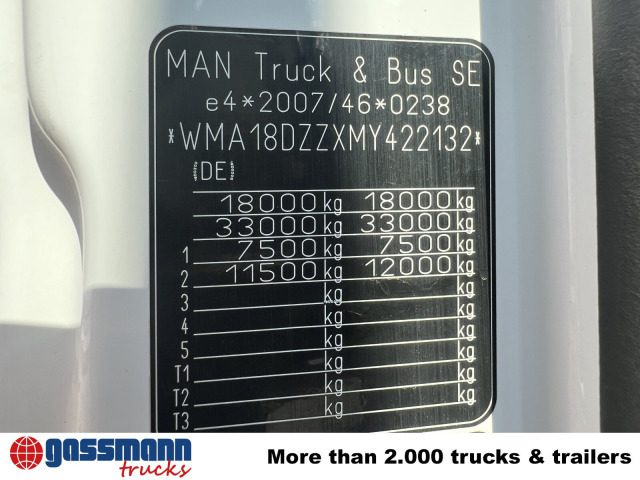 MAN TGM 18.320 4x2 BL, Hiab Tele-Absetzanlage, Funk - شاحنة لودر انزلاقي: صورة 3 MAN TGM 18.320 4x2 BL, Hiab Tele-Absetzanlage, Funk - شاحنة لودر انزلاقي: صورة 3