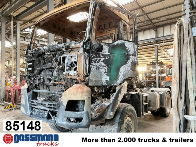 MAN TGS 18.480 4x4 BLS, BRANDSCHADEN - رأس تريلا: صورة 1 MAN TGS 18.480 4x4 BLS, BRANDSCHADEN - رأس تريلا: صورة 1