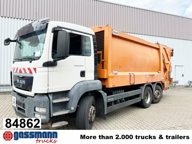 MAN TGS 26.320/400 6x2-4 BL, Lift-/Lenkachse, Heil - شاحنة قمامة: صورة 1 MAN TGS 26.320/400 6x2-4 BL, Lift-/Lenkachse, Heil - شاحنة قمامة: صورة 1