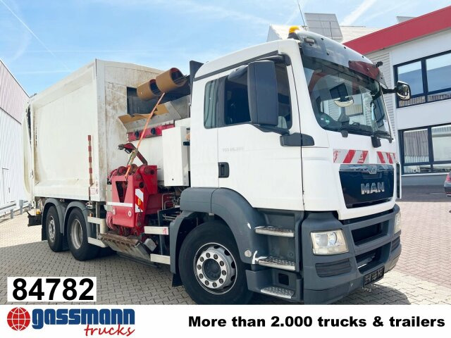 MAN TGS 26.320/400 6x2-4 LL, Rechtslenker, Retarder, - شاحنة قمامة: صورة 1 MAN TGS 26.320/400 6x2-4 LL, Rechtslenker, Retarder, - شاحنة قمامة: صورة 1