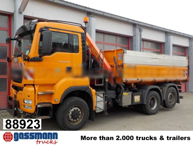 MAN TGS 28.400 6X4-4 BL, EEV, Lenk-/Lift, - شاحنة قلاب, شاحنة كرين: صورة 1 MAN TGS 28.400 6X4-4 BL, EEV, Lenk-/Lift, - شاحنة قلاب, شاحنة كرين: صورة 1