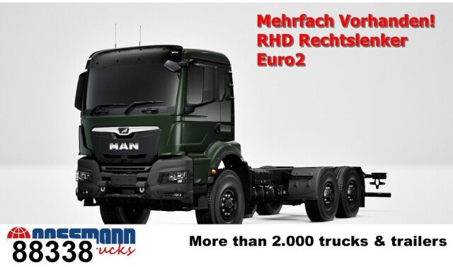 MAN TGS 33.440 6x6 BB CH RHD, Euro2, Rechtslenker, - شاحنة بهيكل معدني للمقصورة: صورة 1 MAN TGS 33.440 6x6 BB CH RHD, Euro2, Rechtslenker, - شاحنة بهيكل معدني للمقصورة: صورة 1