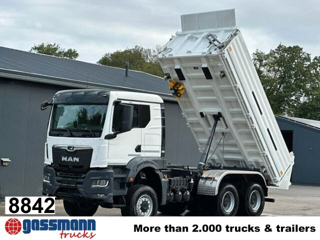 MAN TGS 33.480 6x6 BB CH, Hohe Bauart, Nebenantrieb - شاحنة قلاب: صورة 1 MAN TGS 33.480 6x6 BB CH, Hohe Bauart, Nebenantrieb - شاحنة قلاب: صورة 1