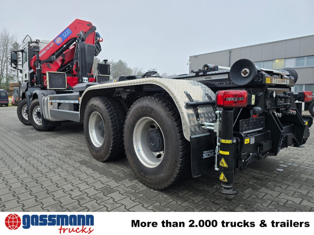 MAN TGS 35.480 8X4 BL, Intarder, Kran HMF 3220-K6, - شاحنة برافعة خطافية, شاحنة كرين: صورة 4 MAN TGS 35.480 8X4 BL, Intarder, Kran HMF 3220-K6, - شاحنة برافعة خطافية, شاحنة كرين: صورة 4
