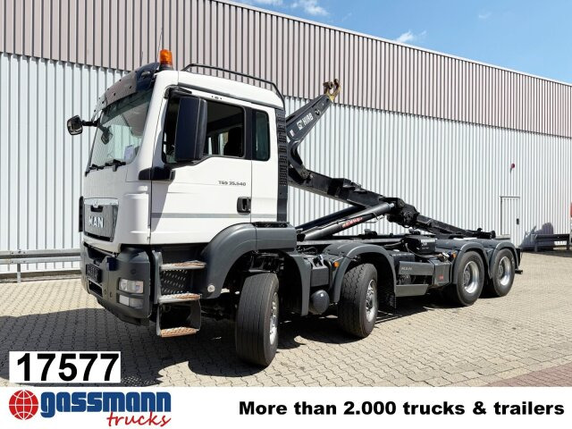 MAN TGS 35.540 8x6H BL, HydroDrive, PriTrader, Hiab - شاحنة برافعة خطافية: صورة 1 MAN TGS 35.540 8x6H BL, HydroDrive, PriTrader, Hiab - شاحنة برافعة خطافية: صورة 1