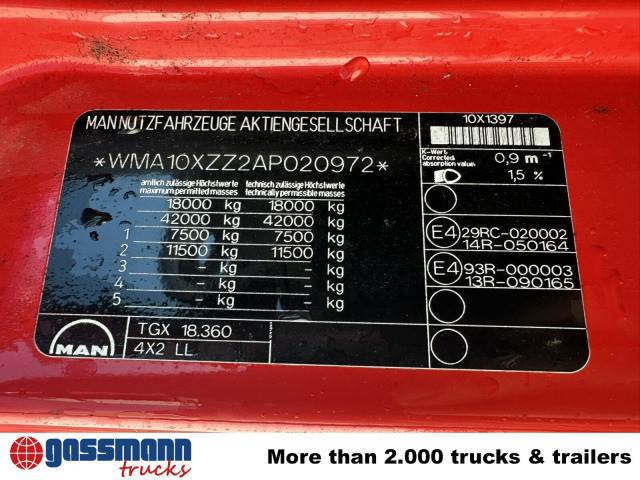 MAN TGX 18.360 4X2 LL, Fahrschule - ناقلة حاويات/ شاحنة حاويات: صورة 3 MAN TGX 18.360 4X2 LL, Fahrschule - ناقلة حاويات/ شاحنة حاويات: صورة 3