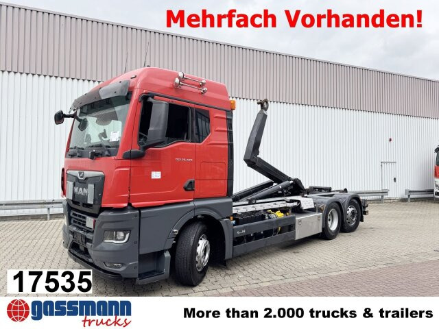 MAN TGX 26.470 6X2-4 BL, VDL 21-S 6200 Abrollkipper - شاحنة برافعة خطافية: صورة 1 MAN TGX 26.470 6X2-4 BL, VDL 21-S 6200 Abrollkipper - شاحنة برافعة خطافية: صورة 1