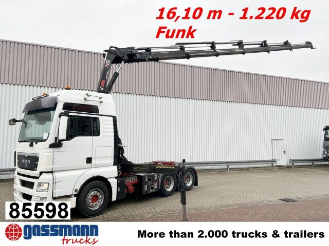 MAN TGX 26.480 6x4 BLS mit Kran Hiab 288E-6 Hipro, - رأس تريلا: صورة 1 MAN TGX 26.480 6x4 BLS mit Kran Hiab 288E-6 Hipro, - رأس تريلا: صورة 1