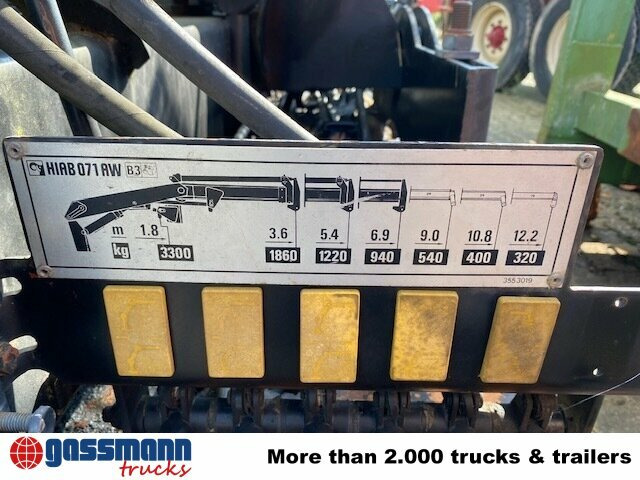 حاوية هوك لفت Meiller Abrollcontainer mit Kran Hiab 071 AW B3, ca.: صورة 8