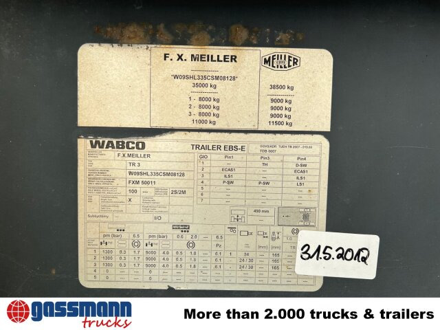 Meiller MHPS 12/27 NOSS2, Stahlmulde ca. 26m³, - نصف مقطورة قلابة: صورة 3 Meiller MHPS 12/27 NOSS2, Stahlmulde ca. 26m³, - نصف مقطورة قلابة: صورة 3