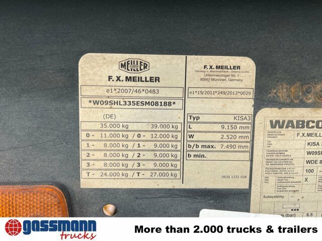 Meiller MHPS 12/27, Stahlmulde ca. 26m³, Liftachse - نصف مقطورة قلابة: صورة 2 Meiller MHPS 12/27, Stahlmulde ca. 26m³, Liftachse - نصف مقطورة قلابة: صورة 2