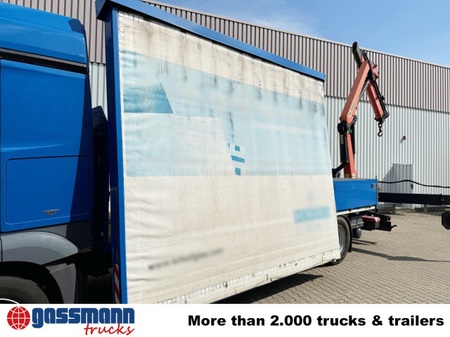 Mercedes-Benz Actros 1836 L 4x2, Glastransporter, Heckkran - شاحنات مسطحة, شاحنة كرين: صورة 4 Mercedes-Benz Actros 1836 L 4x2, Glastransporter, Heckkran - شاحنات مسطحة, شاحنة كرين: صورة 4