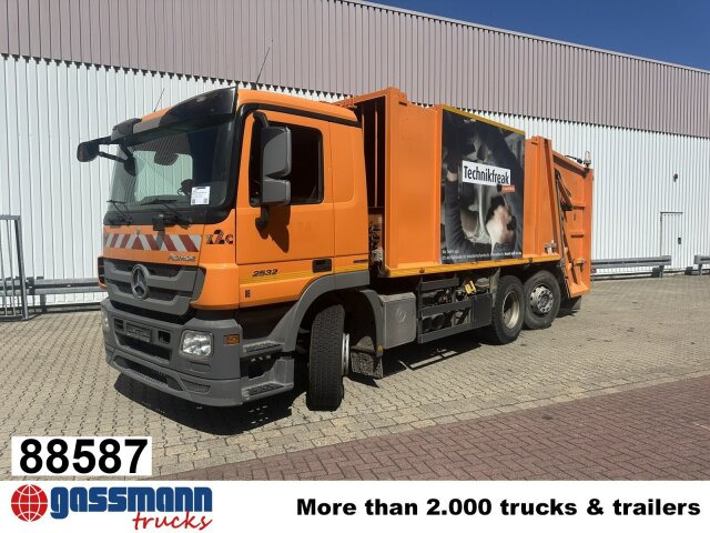 Mercedes-Benz Actros 2532/41 L 6x2, EEV, Lenkachse, Haller X2C - شاحنة قمامة: صورة 1 Mercedes-Benz Actros 2532/41 L 6x2, EEV, Lenkachse, Haller X2C - شاحنة قمامة: صورة 1