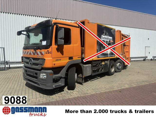 Mercedes-Benz Actros 2532/41 L 6x2, EEV, Lenkachse - شاحنة بهيكل معدني للمقصورة: صورة 1 Mercedes-Benz Actros 2532/41 L 6x2, EEV, Lenkachse - شاحنة بهيكل معدني للمقصورة: صورة 1