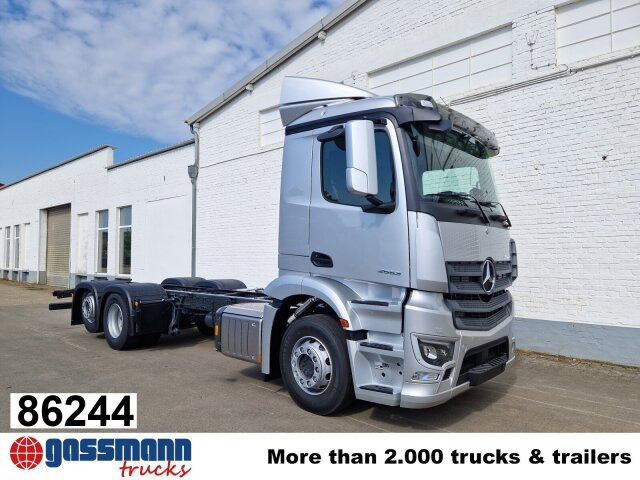 Mercedes-Benz Actros 2553 LL 6x2, Retarder, Liftachse, - شاحنة بهيكل معدني للمقصورة: صورة 1 Mercedes-Benz Actros 2553 LL 6x2, Retarder, Liftachse, - شاحنة بهيكل معدني للمقصورة: صورة 1