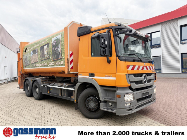 شاحنة قمامة لنقل القمامة Mercedes-Benz Actros 2641/48 L 6x4, Seilabroller, Haller: صورة 9 شاحنة قمامة لنقل القمامة Mercedes-Benz Actros 2641/48 L 6x4, Seilabroller, Haller: صورة 9
