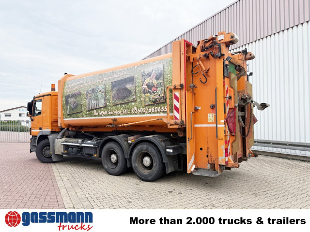 شاحنة قمامة لنقل القمامة Mercedes-Benz Actros 2641/48 L 6x4, Seilabroller, Haller: صورة 12 شاحنة قمامة لنقل القمامة Mercedes-Benz Actros 2641/48 L 6x4, Seilabroller, Haller: صورة 12