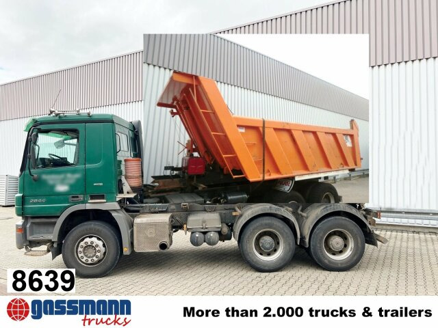 Mercedes-Benz Actros 2644/48 K 6x4, Stahlmulde ca. 14m³ - شاحنة بهيكل معدني للمقصورة: صورة 1 Mercedes-Benz Actros 2644/48 K 6x4, Stahlmulde ca. 14m³ - شاحنة بهيكل معدني للمقصورة: صورة 1