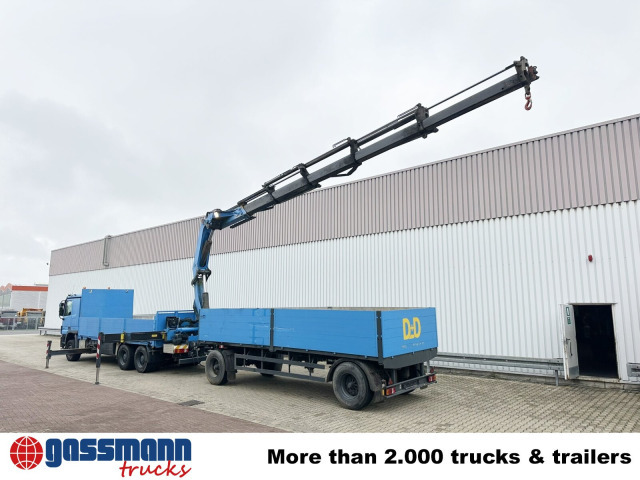 Mercedes-Benz Actros 2741 L 6x4, Twist-Lock ausz. auf 3m, - شاحنات مسطحة, شاحنة كرين: صورة 4 Mercedes-Benz Actros 2741 L 6x4, Twist-Lock ausz. auf 3m, - شاحنات مسطحة, شاحنة كرين: صورة 4