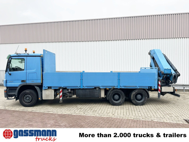 Mercedes-Benz Actros 2741 L 6x4, Twist-Lock ausz. auf 3m, - شاحنات مسطحة, شاحنة كرين: صورة 2 Mercedes-Benz Actros 2741 L 6x4, Twist-Lock ausz. auf 3m, - شاحنات مسطحة, شاحنة كرين: صورة 2