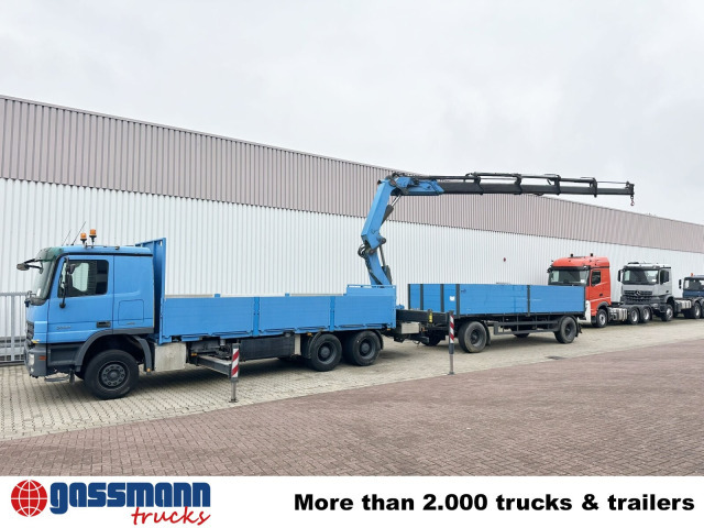 Mercedes-Benz Actros 2741 L 6x4, Twist-Lock ausz. auf 3m, - شاحنات مسطحة, شاحنة كرين: صورة 3 Mercedes-Benz Actros 2741 L 6x4, Twist-Lock ausz. auf 3m, - شاحنات مسطحة, شاحنة كرين: صورة 3