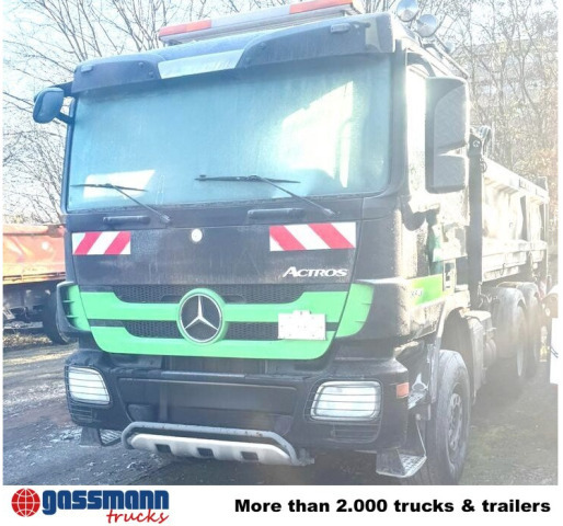 Mercedes-Benz Actros 3341 K 6x4, Bormatik links, Heckkran Penz - شاحنة قلاب, شاحنة كرين: صورة 2 Mercedes-Benz Actros 3341 K 6x4, Bormatik links, Heckkran Penz - شاحنة قلاب, شاحنة كرين: صورة 2